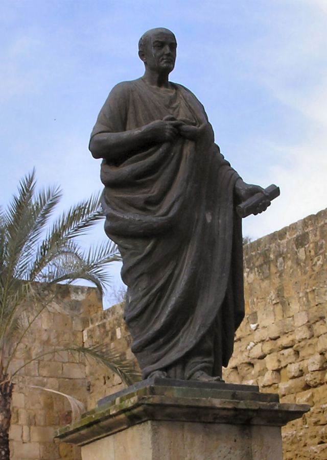 Estatua de Séneca en Córdoba (España) 